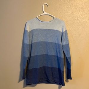 Blue ombré sweater